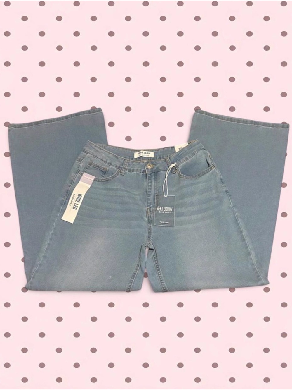 Wax Jean Light Blue Wide-Leg Women's Jeans